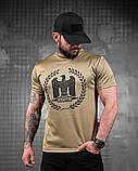 Тактична потоотводна футболка OBLIVION Орел coyot ДЛ7055, фото 2