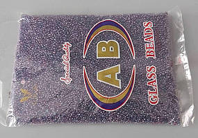 Бісер 6/713 відтінок фіолетового райдужного 12/400 гр