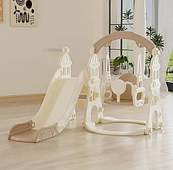 Дитячий ігровий комплекс 3в1 Terrio "Castle" Кавовий