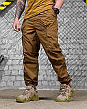 Літні тактичні штани джогери карго койот ДЛ7167, фото 2