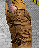 Літні тактичні штани джогери карго койот ДЛ7167, фото 5