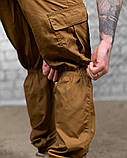 Літні тактичні штани джогери карго койот ДЛ7167, фото 6