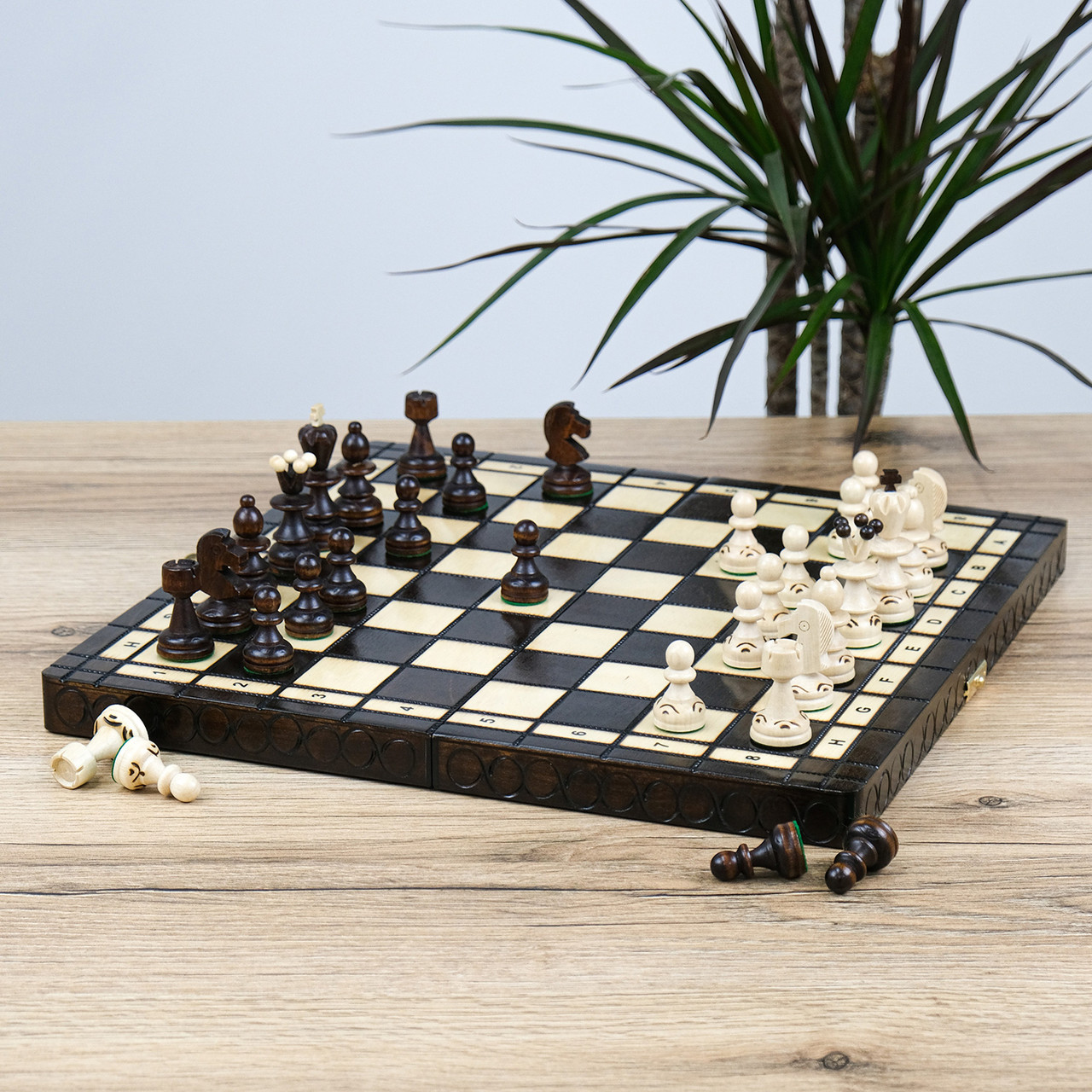 Шахи Перлина середня із вкладкою 350*350 мм Гранд Презент СН 134А, фото 1