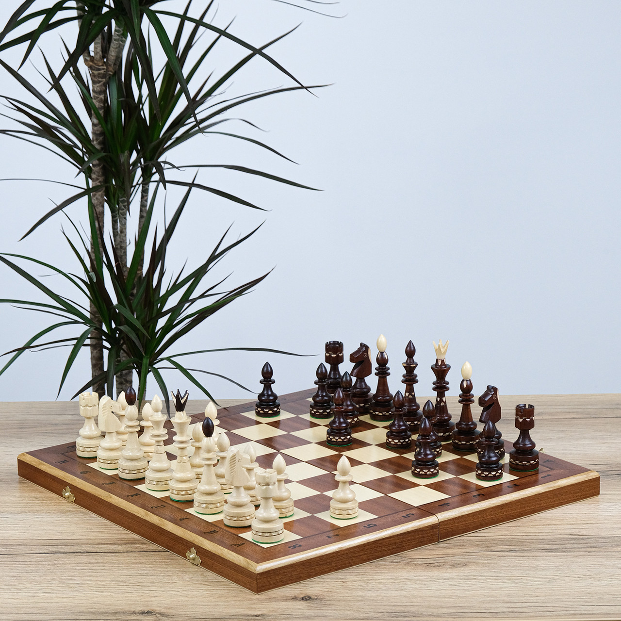 Шахи Індійські великі інтарсія 500*500 мм Гранд Презент СН 119F