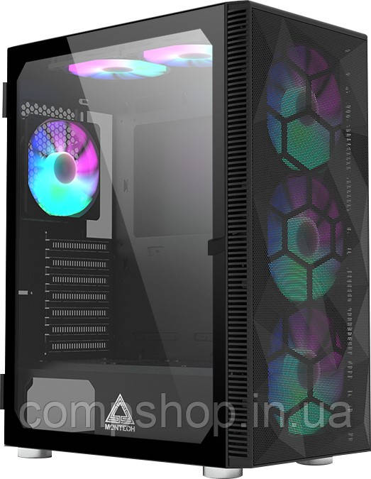 Корпус Midi-Tower без БЖ  Montech X3 Mesh  Black (код 143768), фото 1