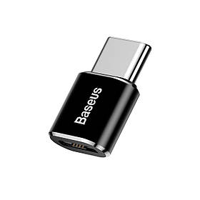 Адаптер Baseus Micro Female To Type-C Male Adapter Converter Black yL.