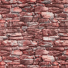 Самоклеюча декоративна 3D панелі під камінь матовий700х770х5мм (060M) SW-00000635