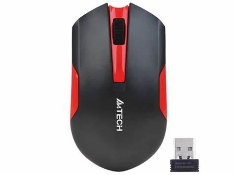 Миша бездротова A4Tech G3-200N Black/Red USB V-Track, фото 1