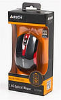 Миша бездротова A4Tech G3-200N Black/Red USB V-Track, фото 4