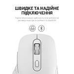 Миша бездротова OfficePro M230W White, фото 8