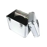 Алюмінієвий кейс для зберігання вінілових платівок розміром 12 дюймів Goka GK-R53 Silver, фото 5