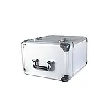 Алюмінієвий кейс для зберігання вінілових платівок розміром 12 дюймів Goka GK-R53 Silver, фото 6