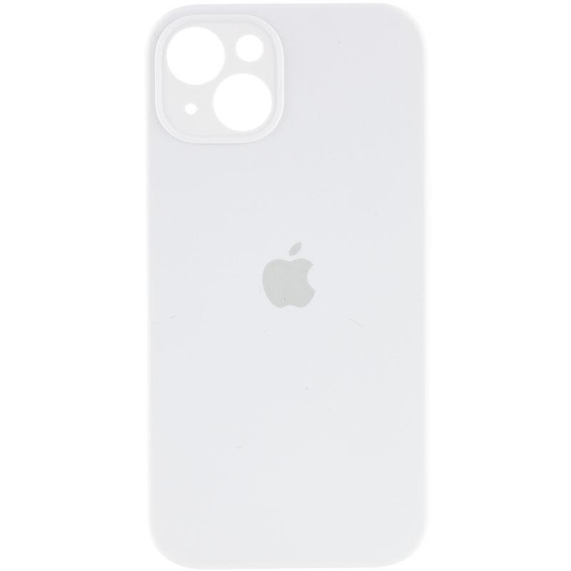 Чохол Silicone Case Full Camera Protective (AA) для Apple iPhone 14 (6.1") Білий / White, фото 1