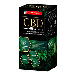 CBD капсули (канабідіол), потрійна сила, 25 мг, 60 капсул, Greenwood