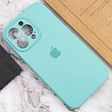 Чохол Silicone Case Full Camera Protective (AA) для Apple iPhone 13 Pro (6.1") Бірюзовий / Marine Green, фото 5