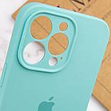 Чохол Silicone Case Full Camera Protective (AA) для Apple iPhone 13 Pro (6.1") Бірюзовий / Marine Green, фото 6