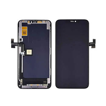 Дисплей iPhone 11 Pro Max в зборі з сенсором та рамкою black (ZY in- cell) (під заміну IC)