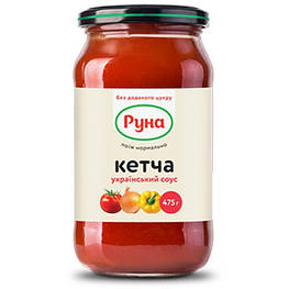 Соус Руна Український Кетча зі стевією 475 г (4820015948816) - оригінал