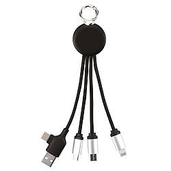 Зарядний кабель 3 в 1 з підсвідкою Orion, ТМ TEG