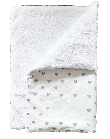 Якісний теплий плед «Тедді Ведмедики» для новонароджених на зиму 100х80 см BST сірі сердця