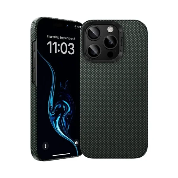 Чохол-накладка Benks ArmorTint Magnetic Case для iPhone 16 Pro Green, фото 1