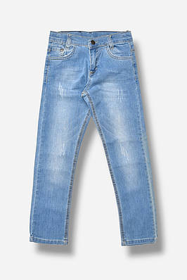 Джинси дитячі для дівчинки блакитного кольору 203451T Безкоштовна доставка