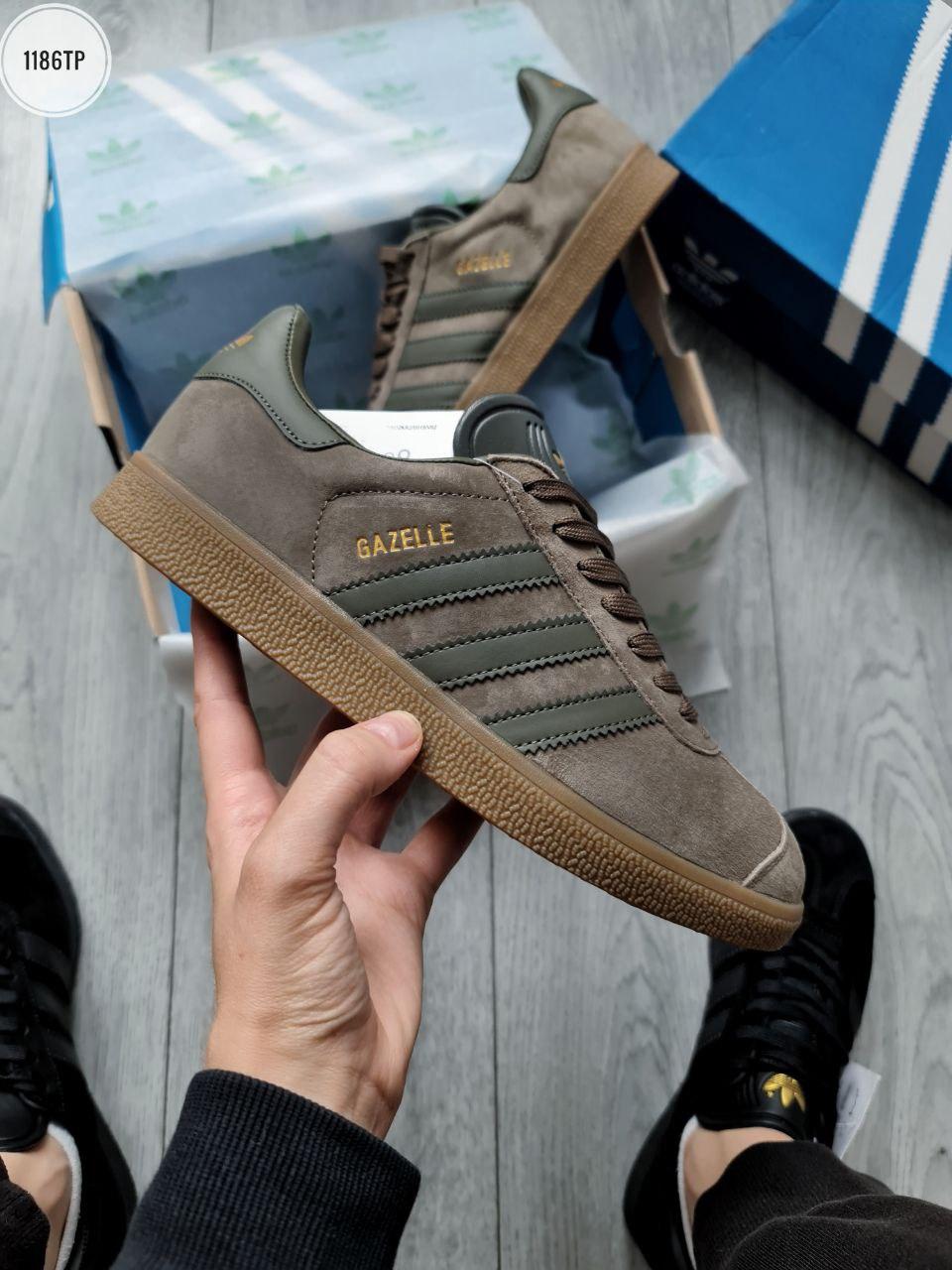 Adidas Gazelle Brown, фото 1