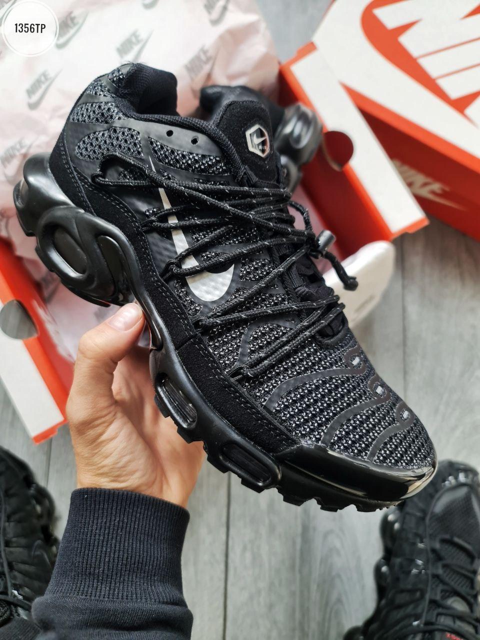 Nike Air Max TN Plus Lace Toggle Black Reflective, фото 1