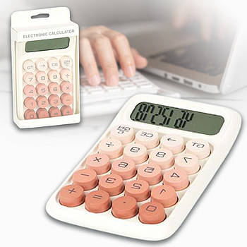 Електронний калькулятор 15,2x9,8x3,2 см з великим 12-розрядним дисплеєм 2888 NEW в упаковці 1 шт