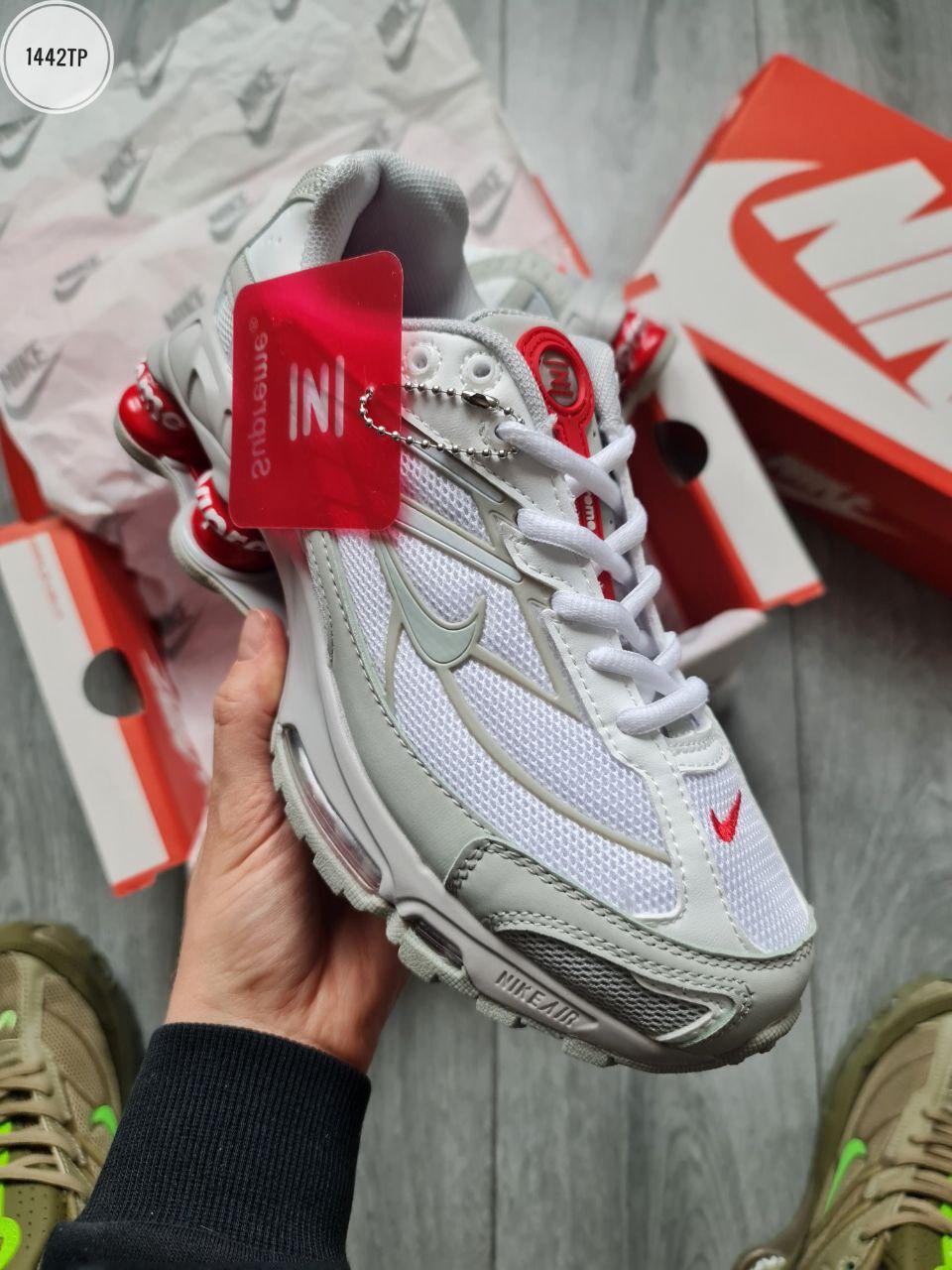 Nike Shox Ride2 Supreme Gray/White, фото 1