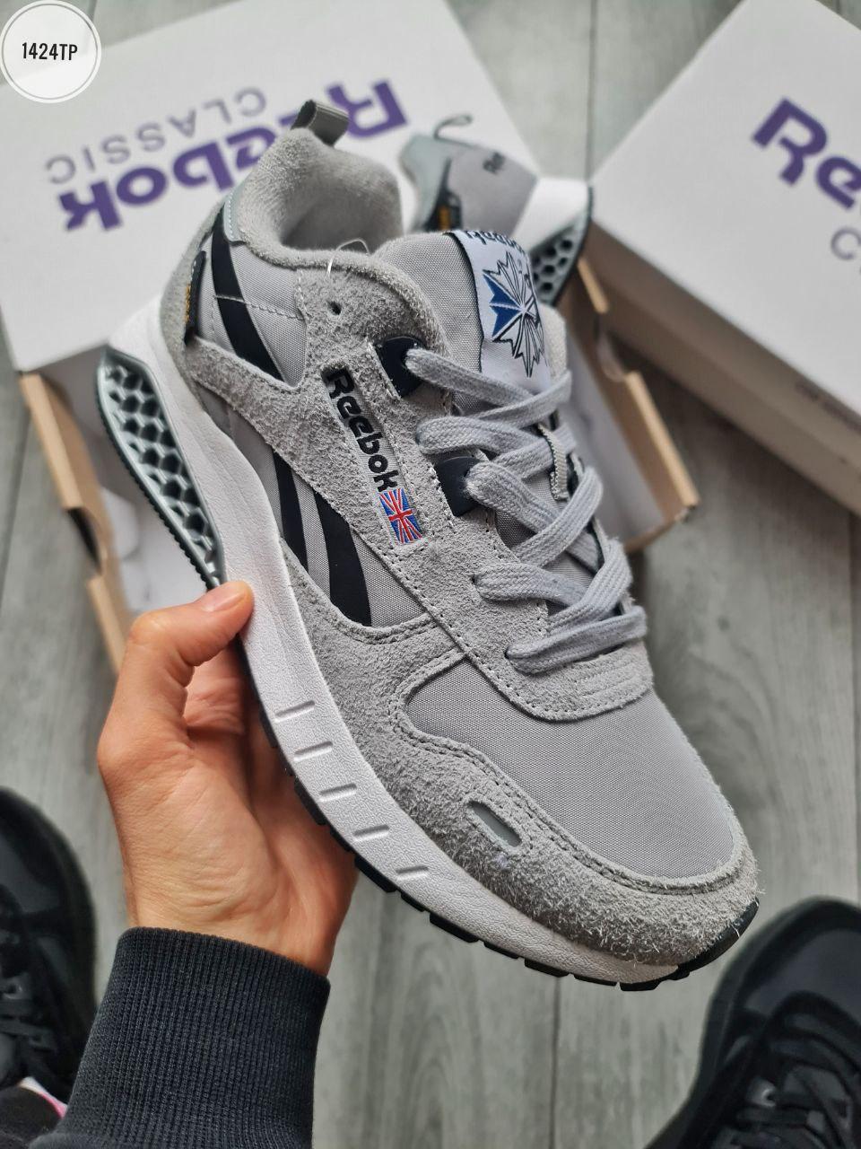 Reebok Classic Leather Hexalite Cordura Gray, фото 1