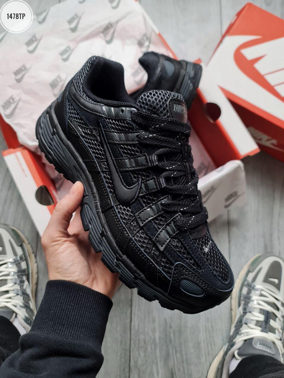 Nike P-6000 Total Black, фото 1