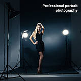 Фон для фотостудії Puluz PU5207B з тканини 2 х 2 м. чорний, фото 3