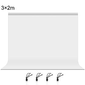 Тло тканинне біле 3 x 2 м 120 г/кв Puluz PU5214W