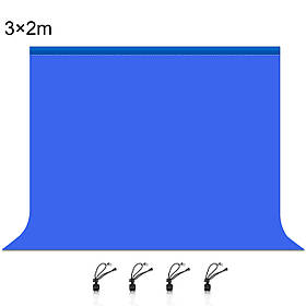 Тло тканинне синє 3 x 2 м 120 г/кв Puluz PU5214L