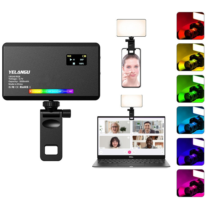 Заповнювальне світло для відео та фото YELANGU LW140RGB 2500K-9000K, фото 1