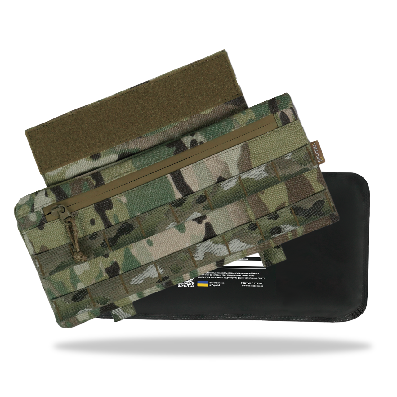 Захист живота Gen.2 з балістичним захистом 2 класу Militex Cordura original USA Мультикам, фото 1