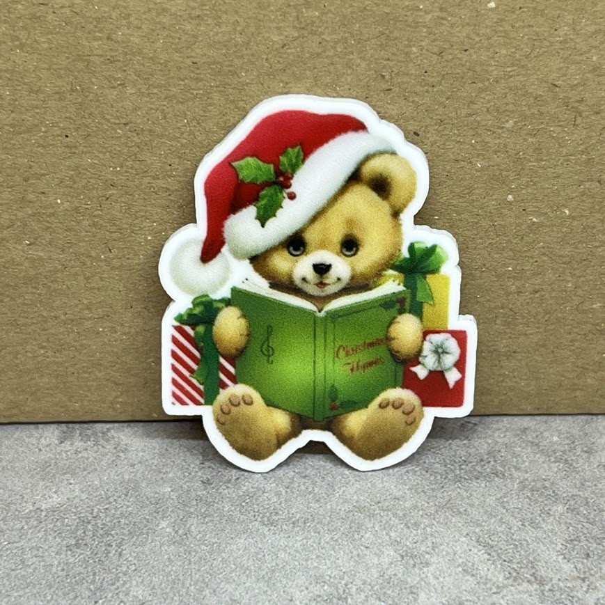 Серединка для бантів-Ведмедик, 4 см, арт 05444, 1 шт, Різнокольоровий, фото 1