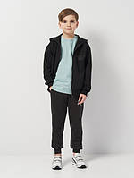 Худі на блискавці для хлопчика з капюшоном чорнє, SPACE for GREAT SmileTime