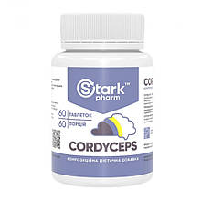 Stark Pharm Cordyceps 500 mg 60 табл