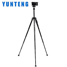 Професійний штатив для смартфона та фото- та відеокамер 138 см. Yunteng UT-360, фото 2