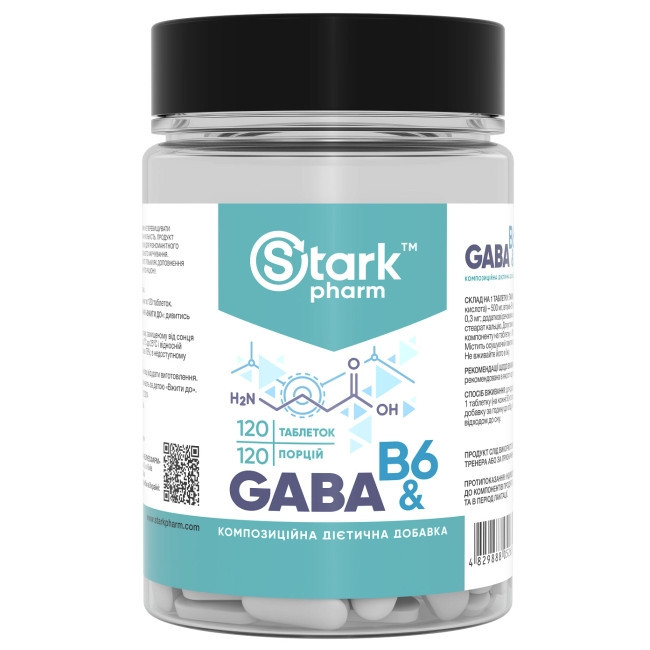 Stark Pharm GABA & B6 500 мг 120 таб
