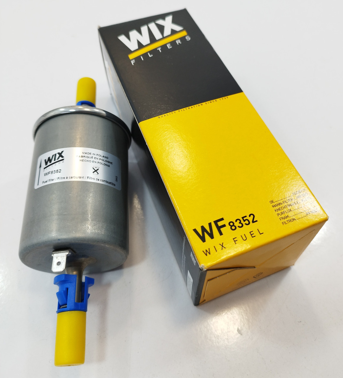 Фільтр паливний Ланос, Матез, Авео,Лачетті WIX Польща, фото 1