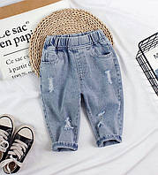 Джинси для хлопчика стильні 10878, Розмір 80