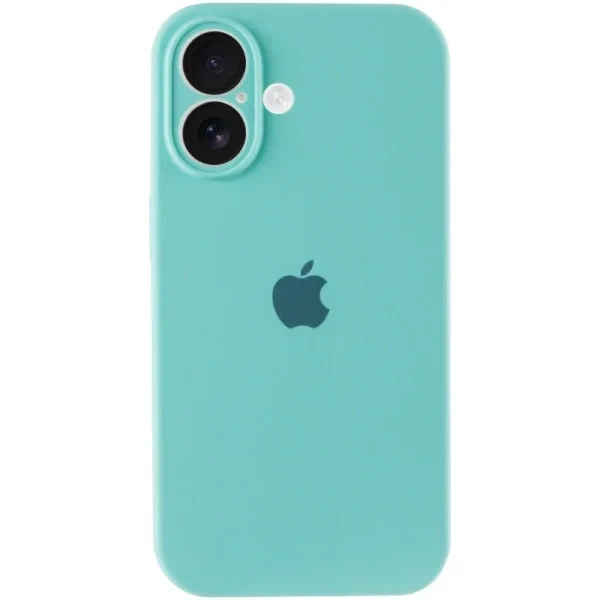 Чохол-накладка EpiK Silicone Case Full Camera Protective (AA) для Apple iPhone 16 (6.1) Marina Green (00000074280_11), фото 1