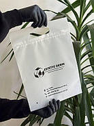 Зіп-пакет прозорий матовий 28х42 см з логотипом і ручкою Щільність 100 мкм Друк на Zip пакетах під замовлення, фото 7