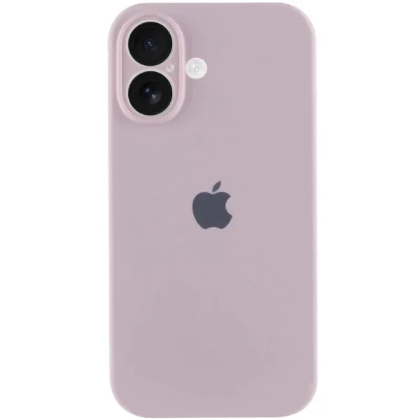 Чохол-накладка EpiK Silicone Case Full Camera Protective (AA) для Apple iPhone 16 (6.1) Chalk Pink, фото 1