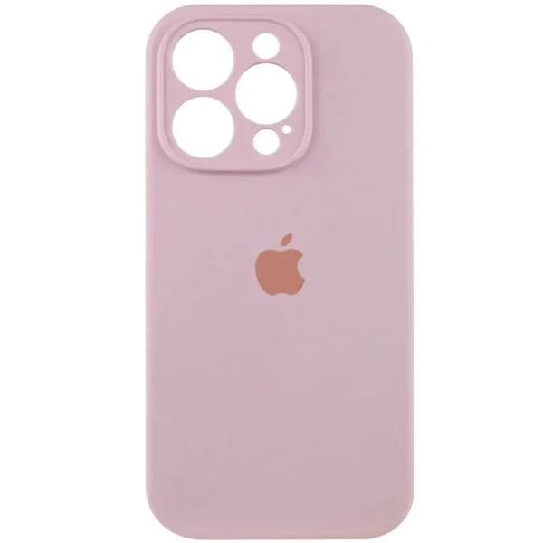 Чохол-накладка EpiK Silicone Case Full Camera Protective (AA) для Apple iPhone 16 Pro Max (6.9) Chalk Pink, фото 1
