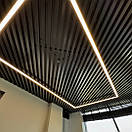 Рейкова підвісна стеля чорна, фото 7