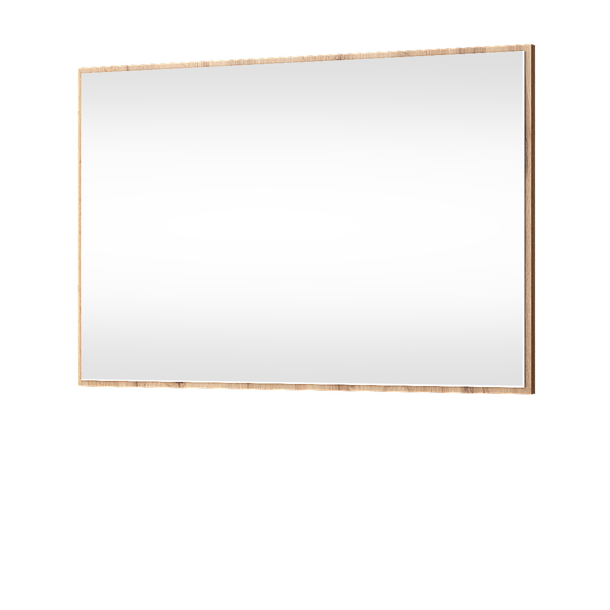 Прямокутне дзеркало 80х53 см на стіну в передпокій коридор Мортіз Мебель Сервіс дуб вотан, фото 1